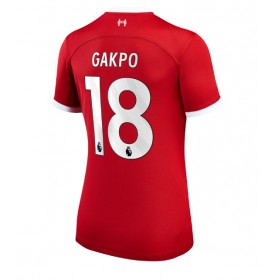 Liverpool Cody Gakpo #18 Hemmakläder Dam 2023-24 Kortärmad